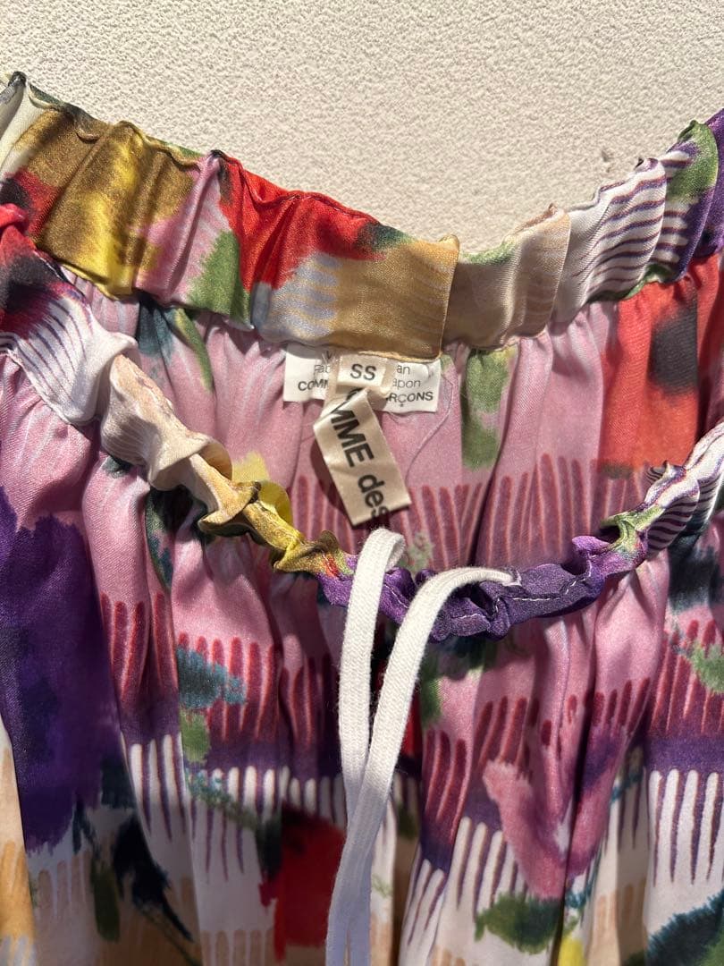 コム・デ・ギャルソンマルチカラー フレアスカート SS