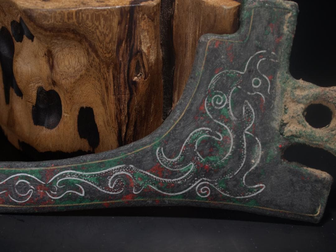 中国清銅器　唐時代ベルトの金具　激安骨董品 AK499A3-5