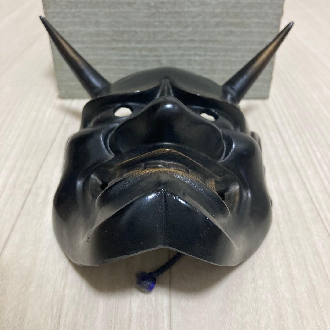 酸素　般若の面 お面 開運 魔除け 鋳造 伝統工芸品　アンティーク