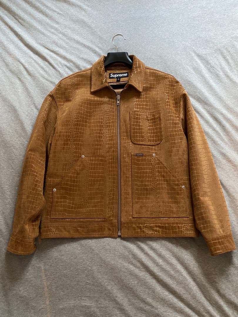 ジャケット・アウター supreme 24AW Suede Work Jacket Croc