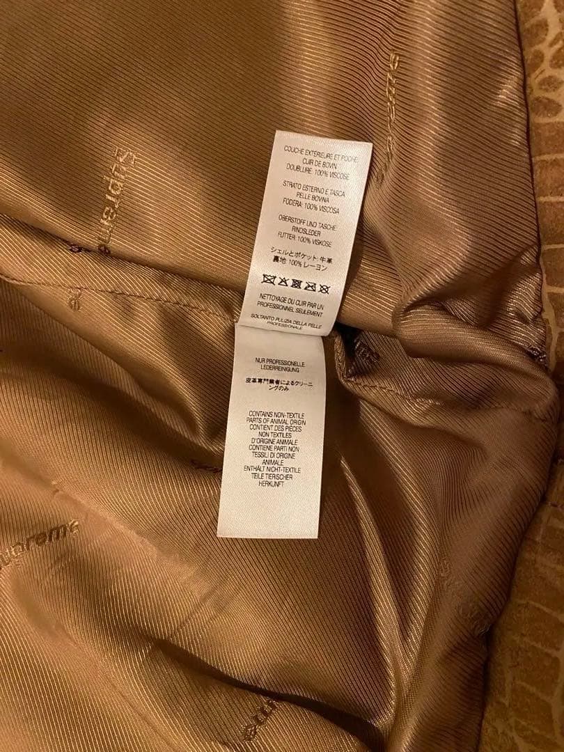 ジャケット・アウター supreme 24AW Suede Work Jacket Croc