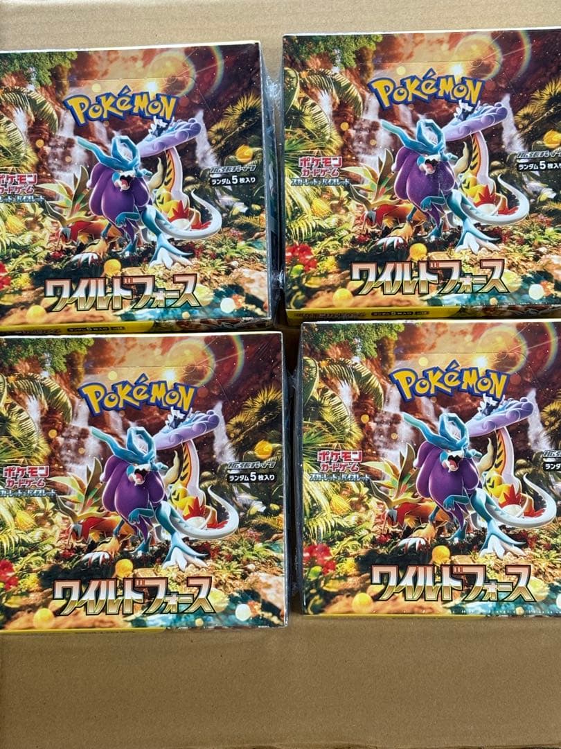 新品未開封シュリンク付⭐︎サイバージャッジ　ワイルドフォース　各4box