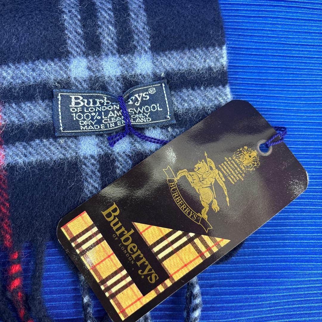 未使用自宅保管タグ付Burberrys レディースネイビー系 ノバチェック柄