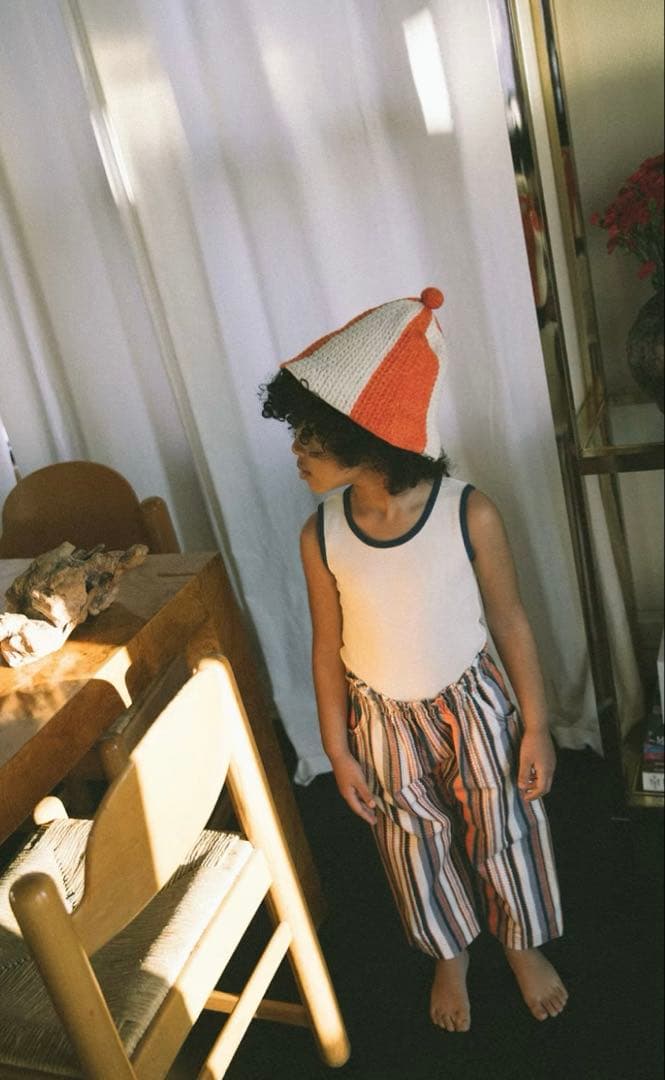 ボトムス・スパッツ misha&puff Camp Pant Poppy Zigzag / 4y