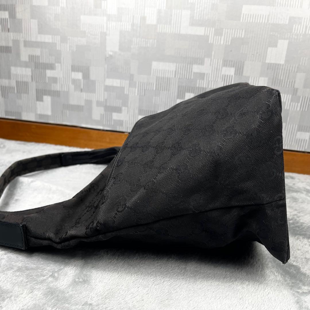 Gucci グッチ ワンショルダーバッグ GG ブラック系 キャンバス