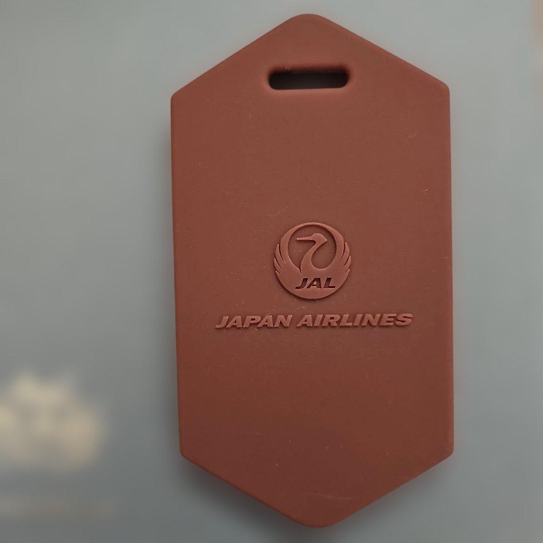 JAL レザー名札 ギフトボックス付き