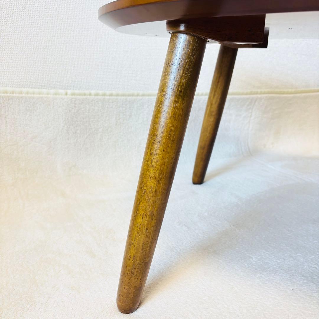 カリモク60+ ローテーブル 楕円 台 品番T36330 RW ウォールナット