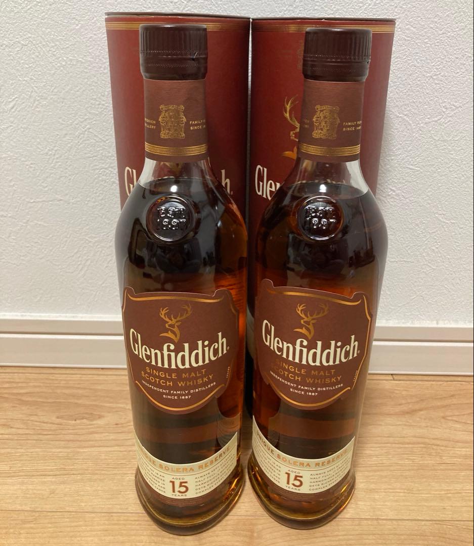 Glenfiddich 15年 ウイスキー ギフトボックス入り　2本
