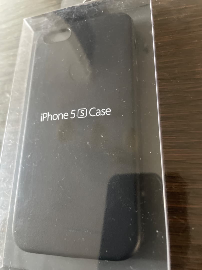 iPhone5S SE第1世代レザーケースブラック