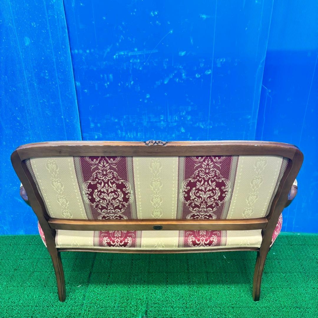 562 アンティーク調　ソファ　2人掛け　猫足　猫脚　極美品　激レア品