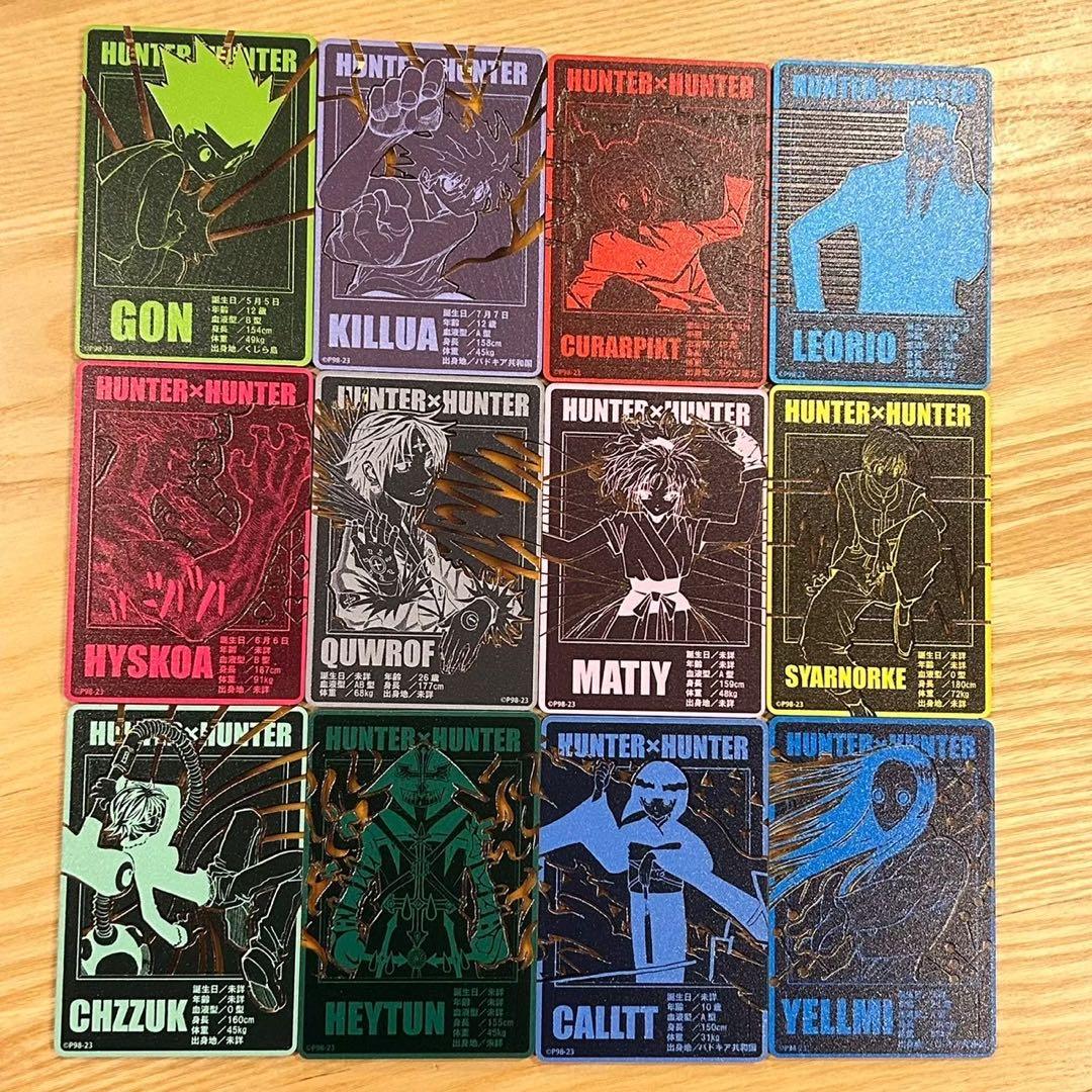 【新品】 ハンターハンター　ステータスカードコレクション　全12種　コンプ