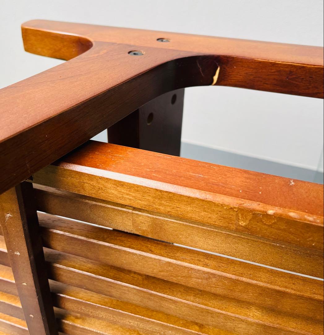 B-Company ビーカンパニー ローテーブル 木製　ガラステーブル