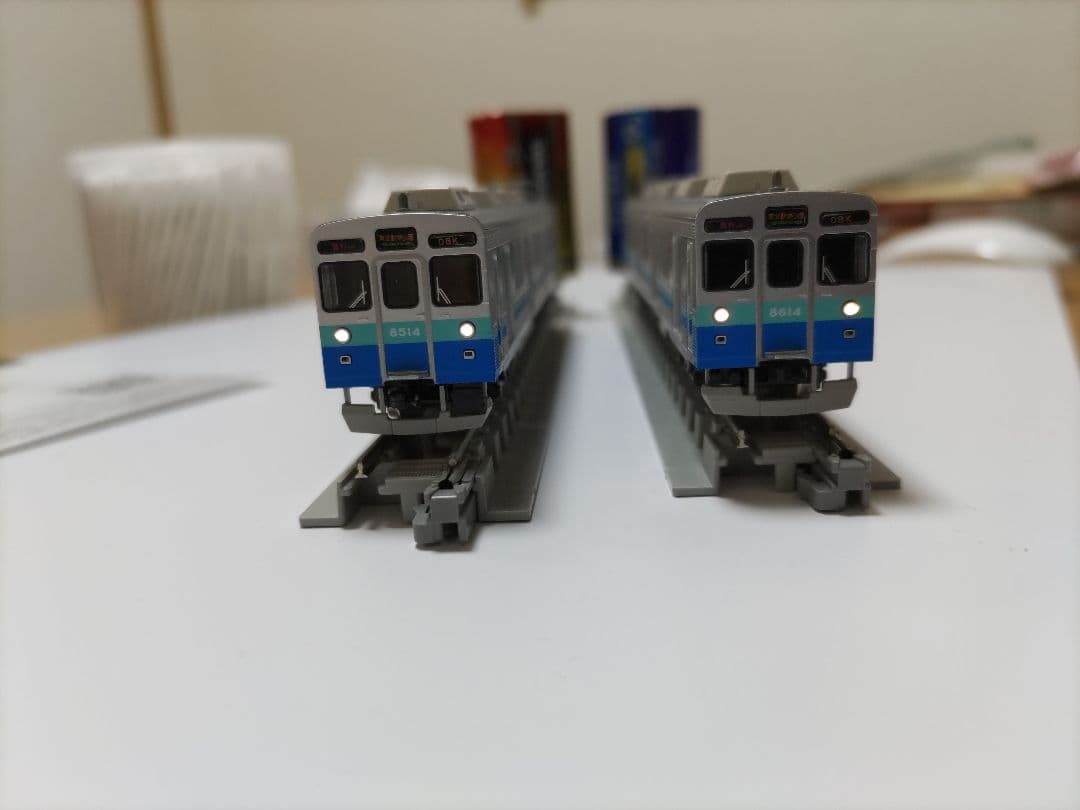 東急8500系　8614編成タイプ・黄色テープ付き　10両セット