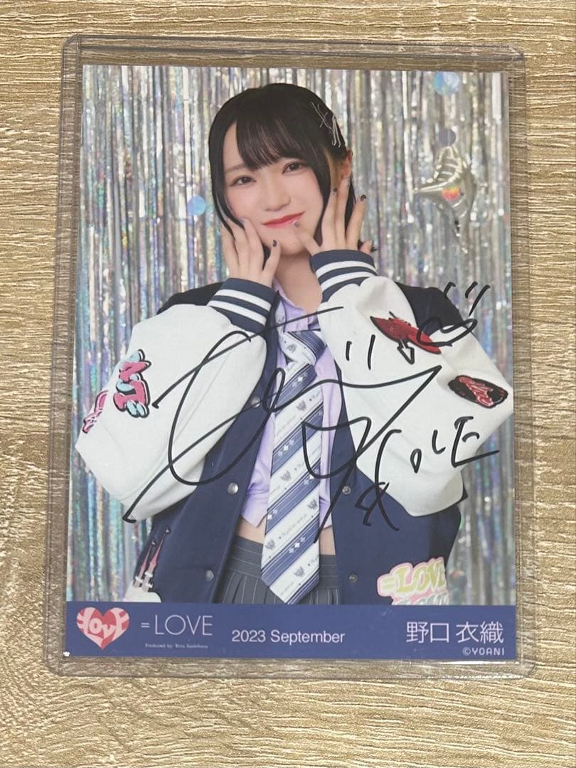 【直筆】野口衣織　ヒロインズ