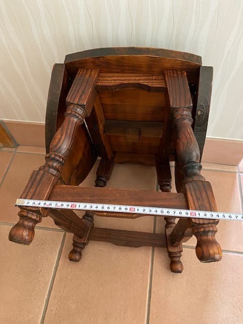 ビンテージ　ドロップリーフ　テーブル　コーヒーテーブル　ゲートレッグテーブル