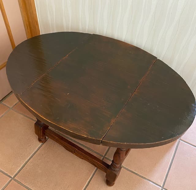 ビンテージ　ドロップリーフ　テーブル　コーヒーテーブル　ゲートレッグテーブル