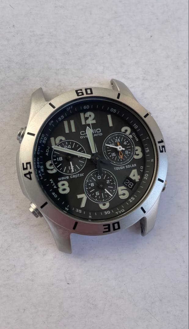 【新品ベルト付】カシオ OVERLAND OVW-600 ソーラー電波 アーミー