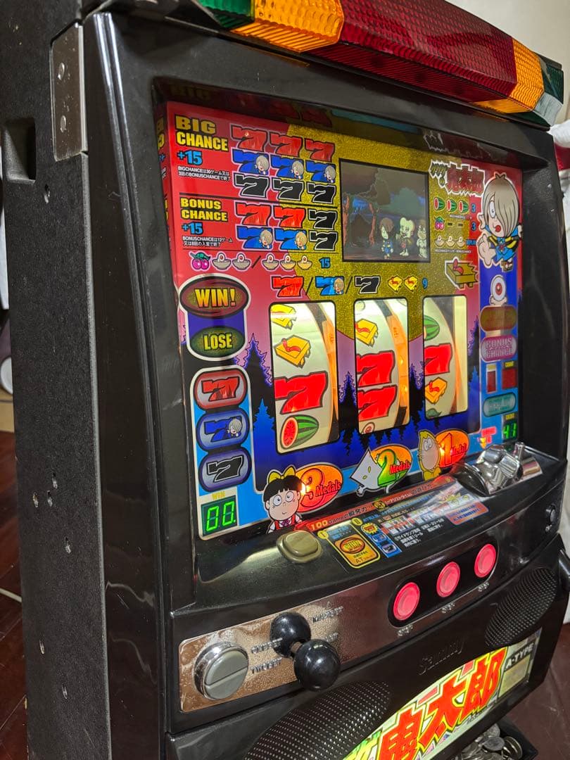 【送料無料】名機！激レア！ゲゲゲの鬼太郎SP サミー 4号機 不要機付