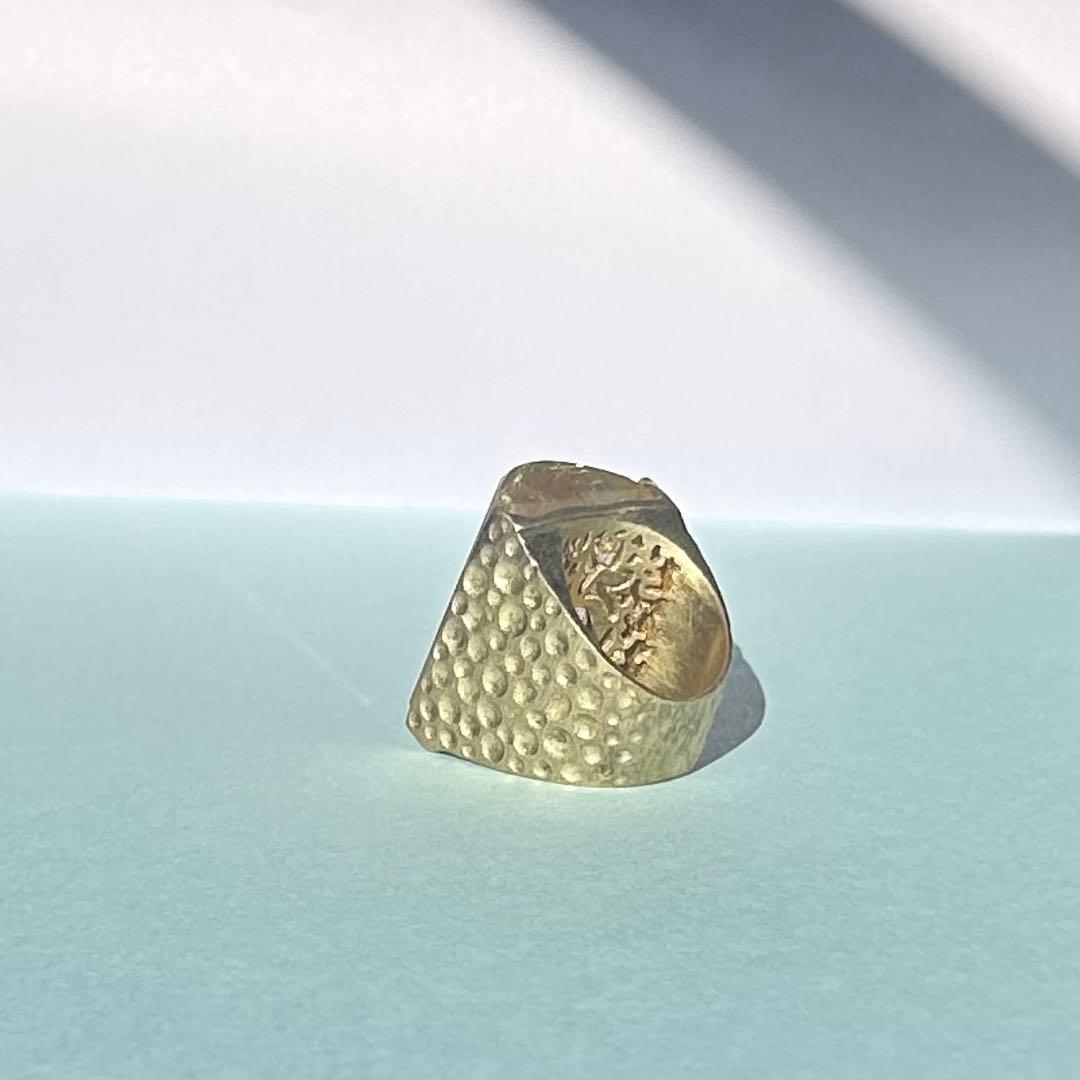 ルチルクォーツリング⭐︎ヴィンテージ⭐︎11号