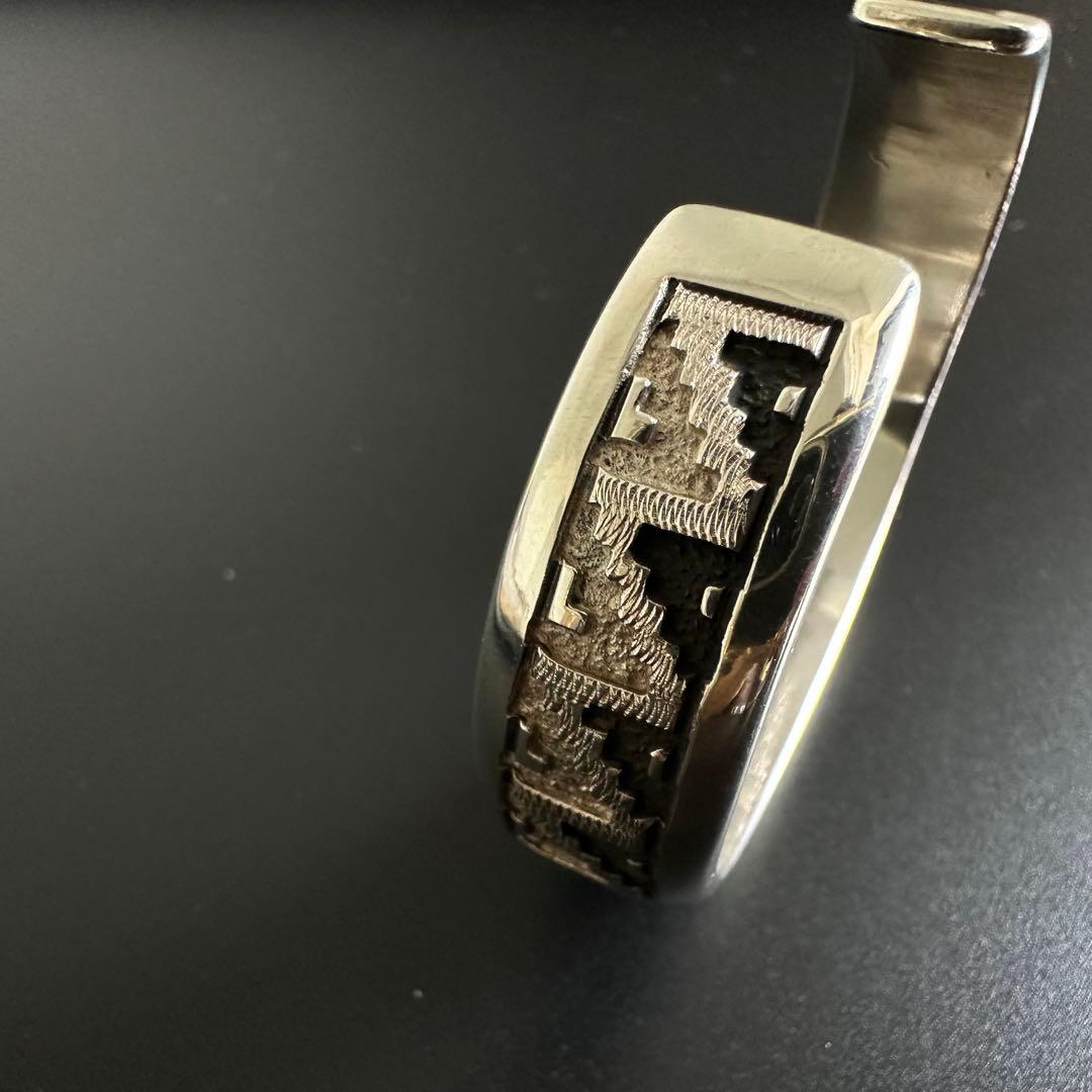 Navajo Dan Jackson オーバーレイバングル 20mm幅