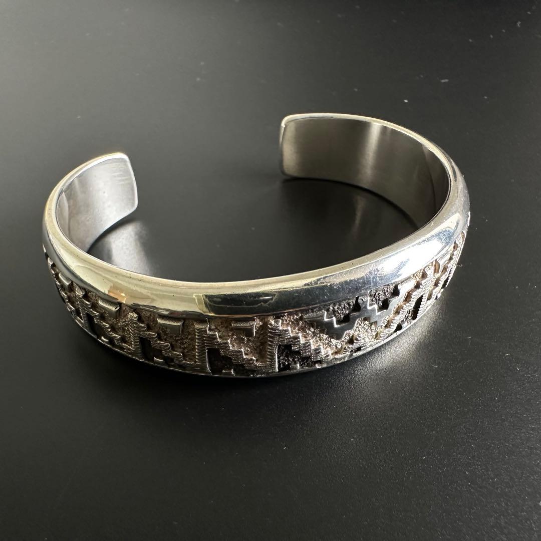 Navajo Dan Jackson オーバーレイバングル 20mm幅