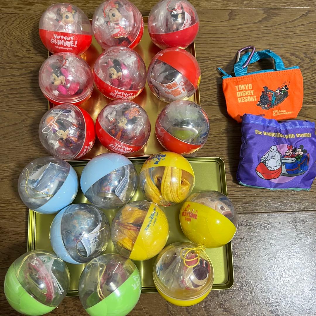 ディズニー　グッズ　カプセルトイ　バルーン　メモ　スーベニア　ポストカード