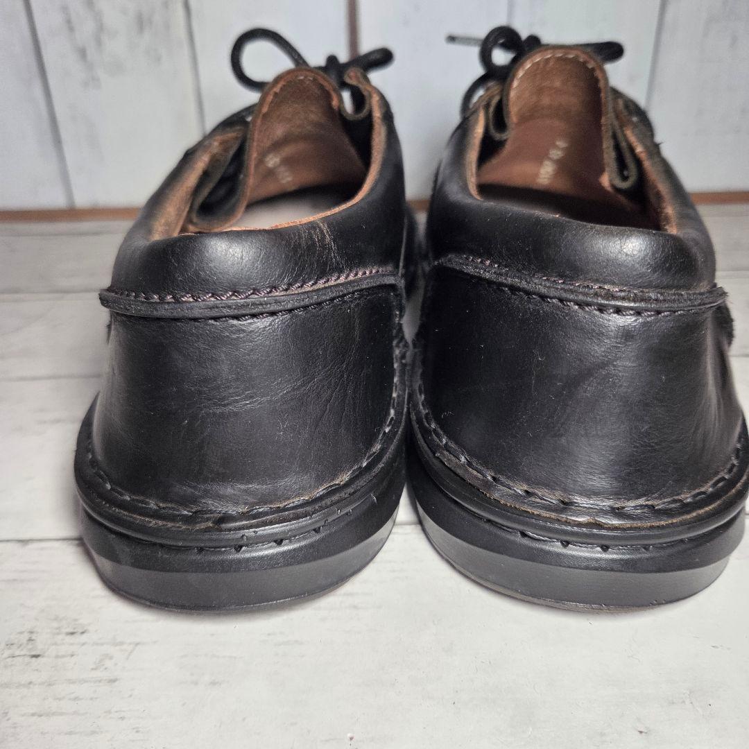 【良品】ビルケンシュトック パサデナ 43 チロリアン レザーシューズ ブラック