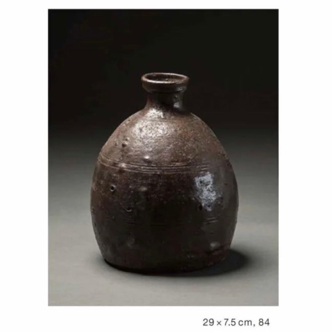 能野焼 種子島焼 徳利 花生 江戸時代 苗代川焼 黒薩摩 黒もん 古美術 民藝