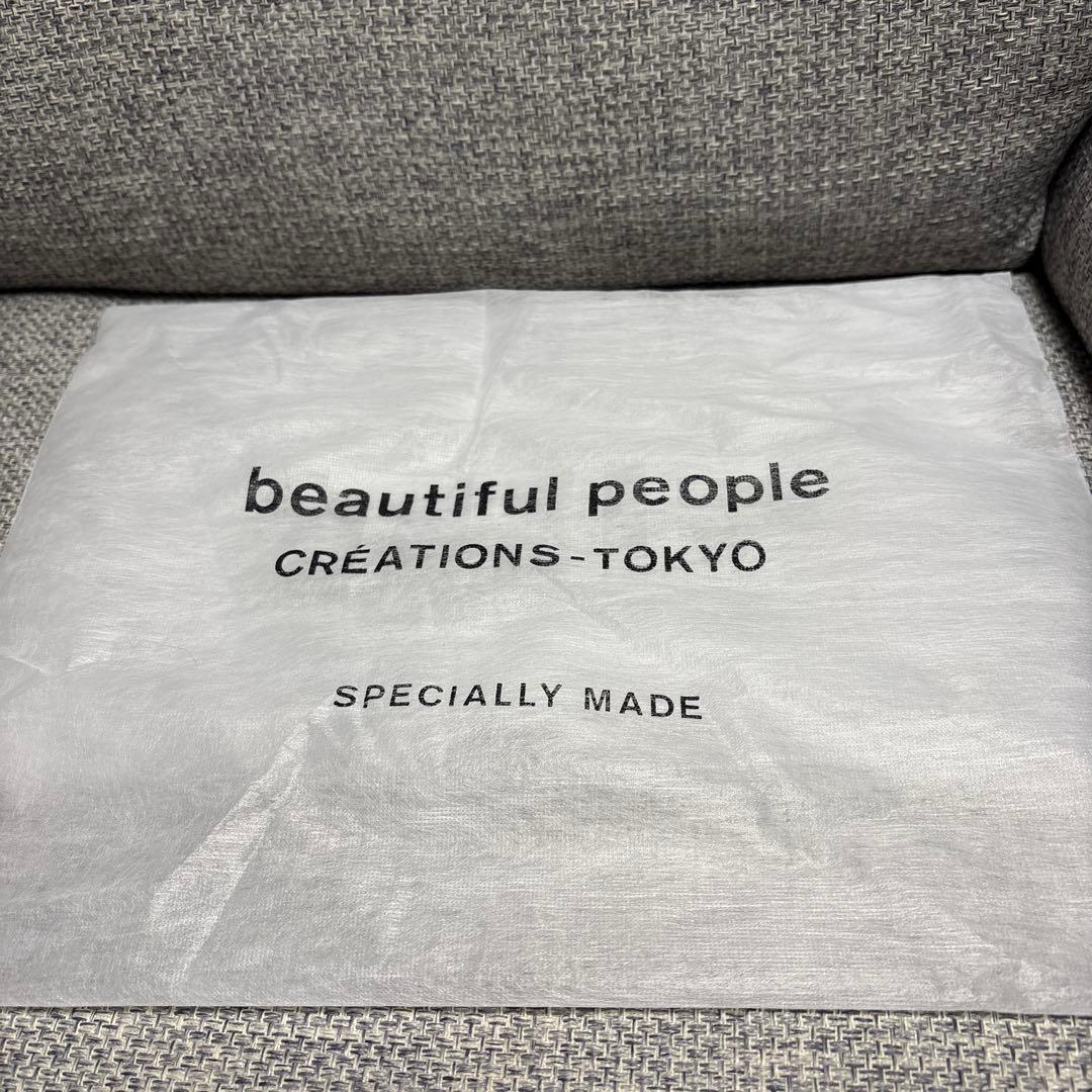beautiful people 黒レザーキャップ