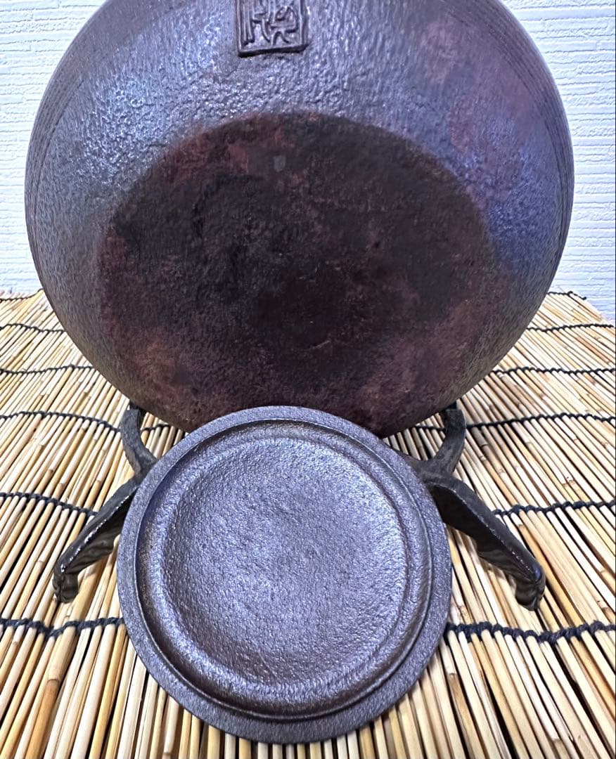 ほぼ未使用品　岩手県奥州水沢幸工芸　現代の名工 佐藤勝久造　１５型　南部鉄瓶