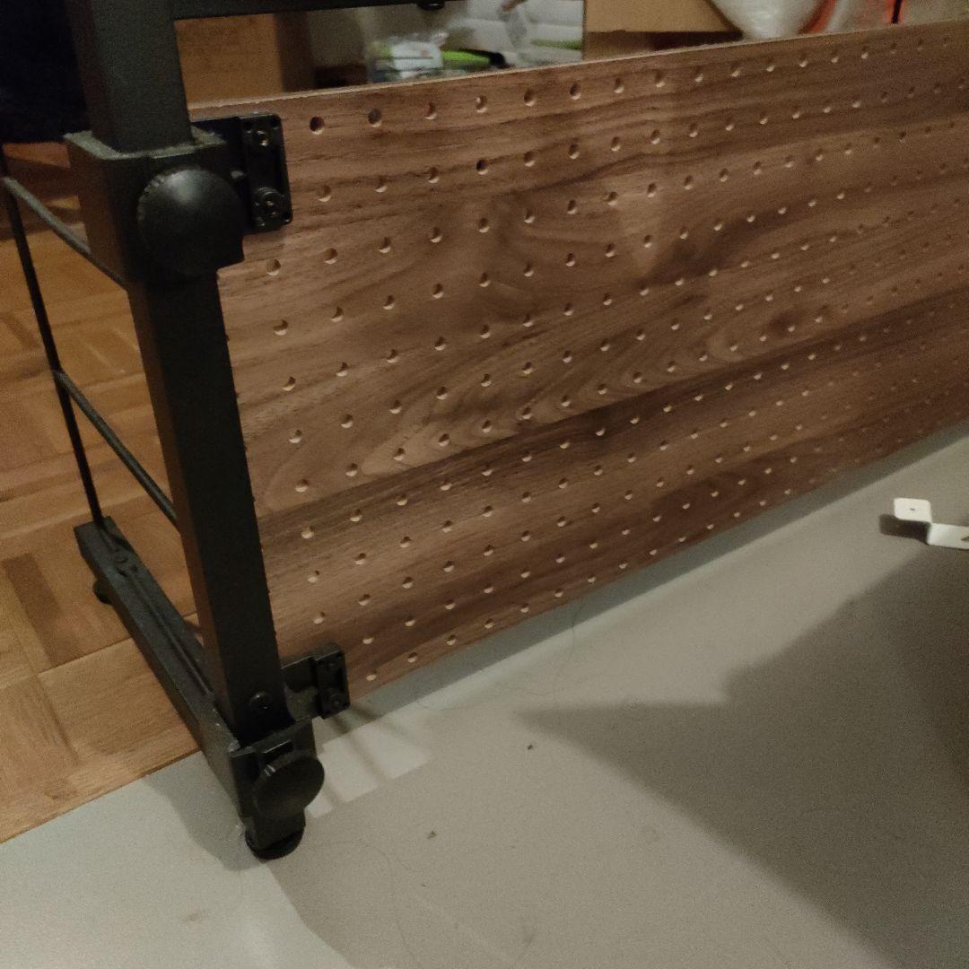 ニトリ　Nポルダ　木製オープンシェルフ 5段 ブラウン