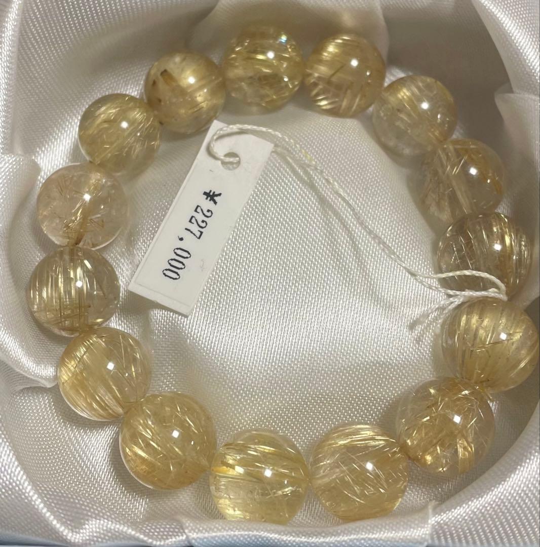 【開運・金運】高級　タイチンルチル 12.5-13mm 高品質