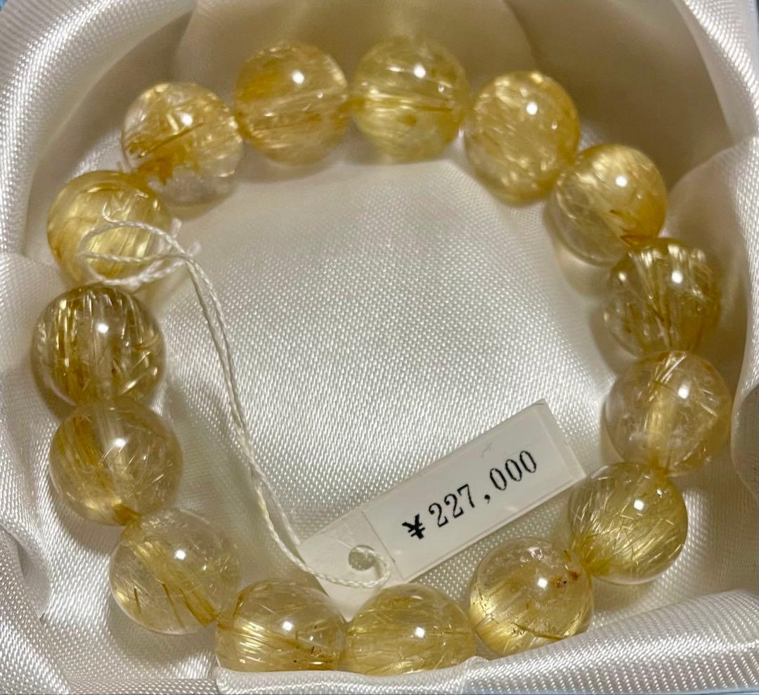 【開運・金運】高級　タイチンルチル 12.5-13mm 高品質