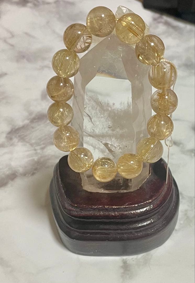 【開運・金運】高級　タイチンルチル 12.5-13mm 高品質