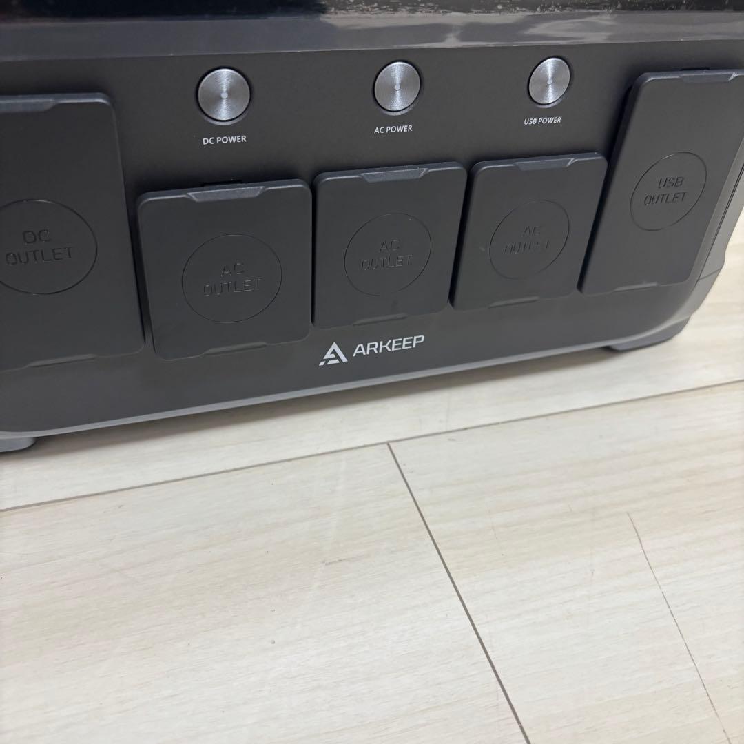 ◆1品限り◆ARKEEP 1152Wh ポータブル電源 100W ソーラーパネル