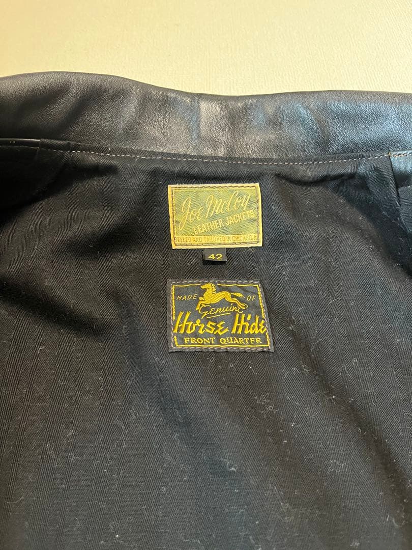 リアルマッコイズ　ジョーマッコイ　ネルソン　革ジャン　42