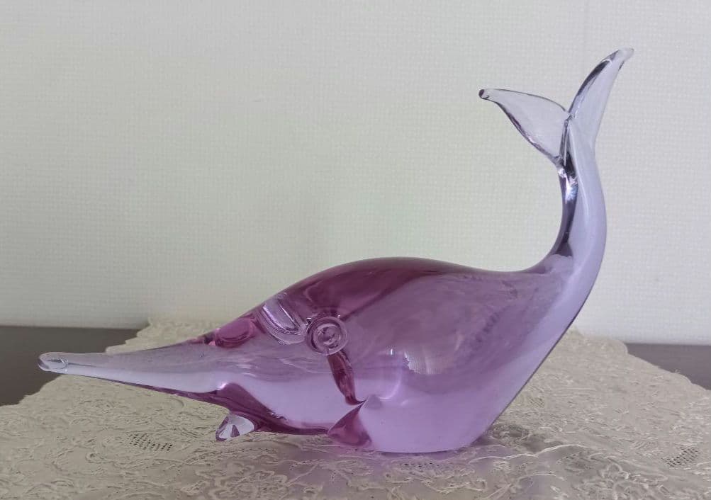 ムラーノ ザネッティ MURANO Zanetti イルカ ガラス工芸品