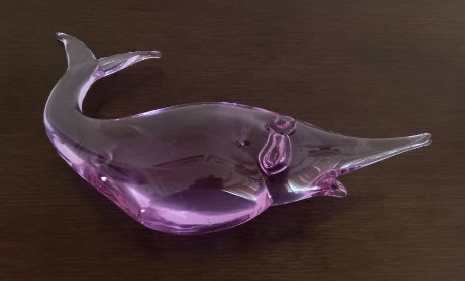 ムラーノ ザネッティ MURANO Zanetti イルカ ガラス工芸品