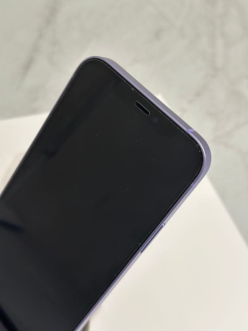 美品iPhone 12 本体 パープル バッテリー86%｜SIMフリー