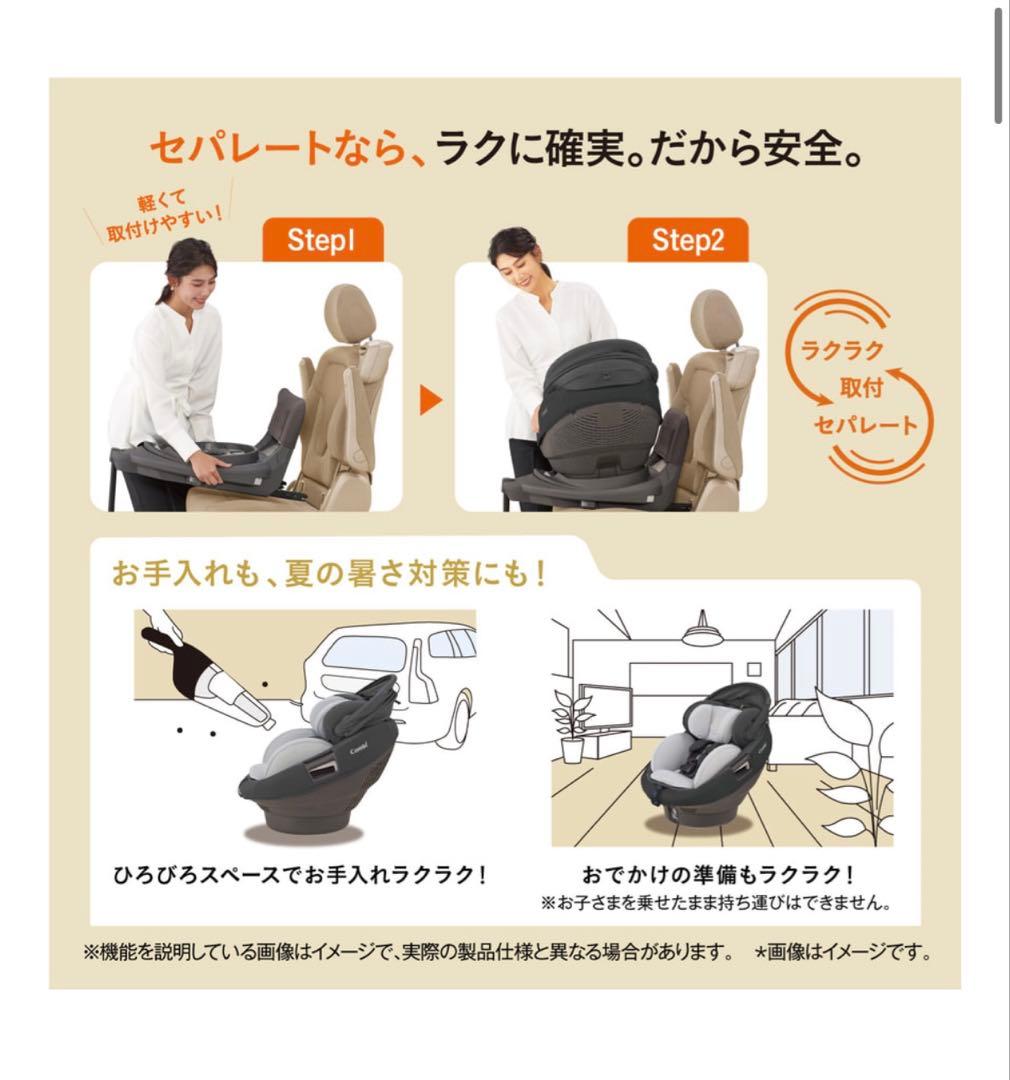 Combi チャイルドシートTHE S ISOFIXエッグショック ZC-720