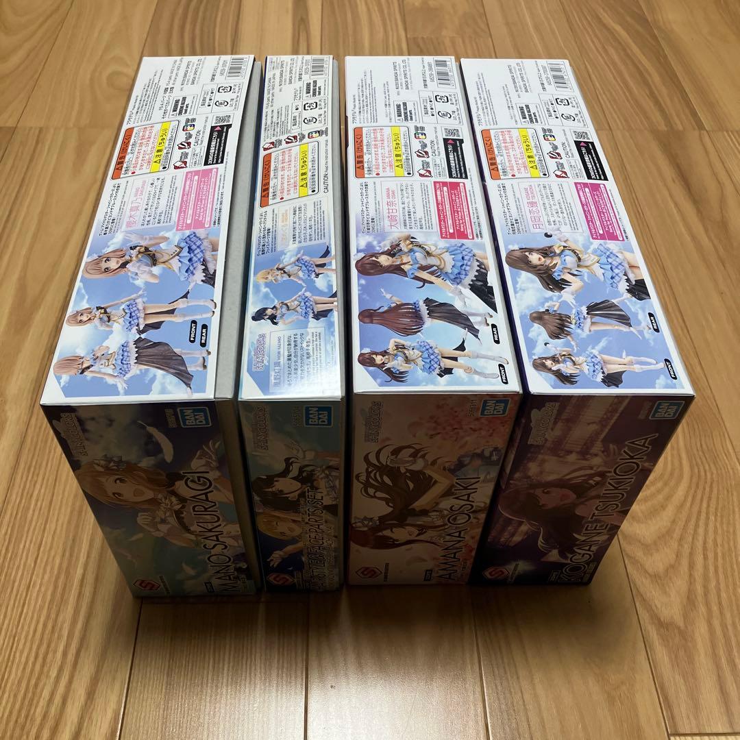 30MS 櫻木真乃 大崎甘奈 月岡恋鐘 風野灯織/八宮めぐるフェイスパーツセット