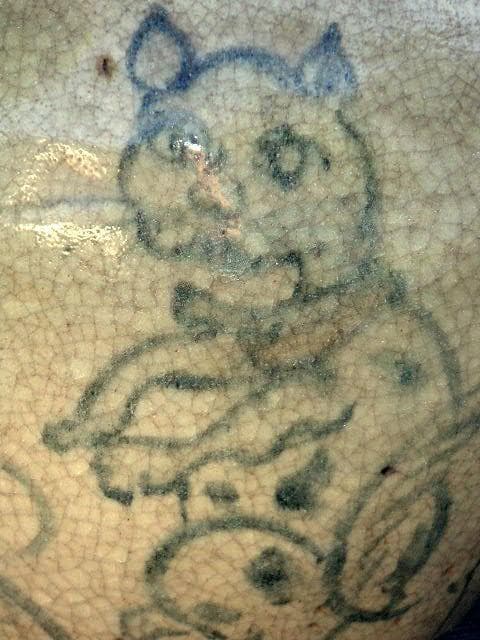 ♥時代♥　御深井焼　♥壺♥　花瓶　骨董　古玩