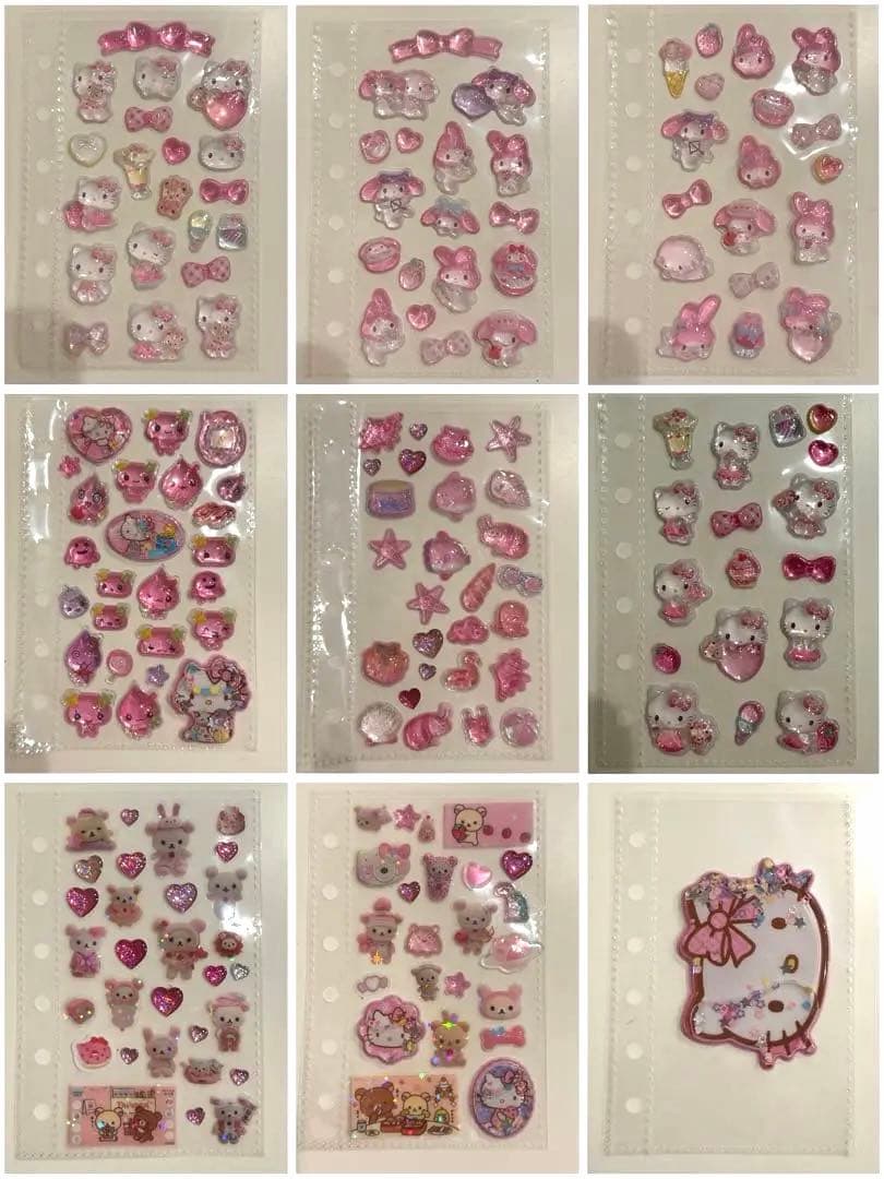 シール帳完成品 7冊セット ボンボンドロップシール多め