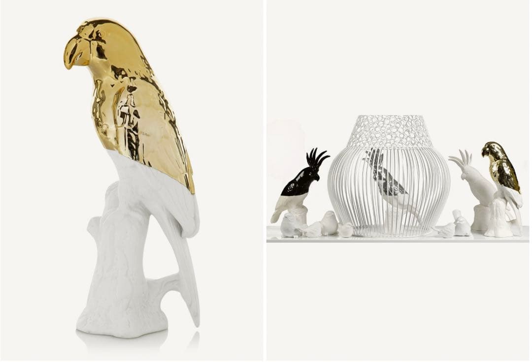 POLSPOTTEN （ポルスポッテン）金色オウムの置物で幸運を呼び込みませんか