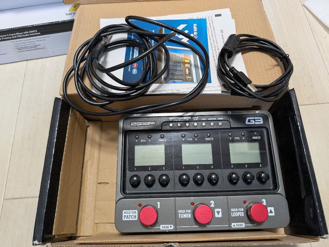 Zoom G3 ver 2.0 ギターエフェクター キャプ付き