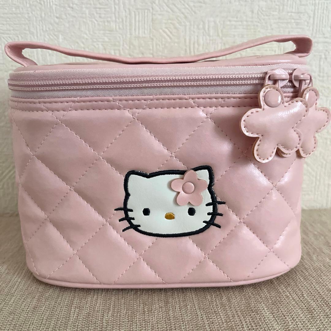 レア‼️キティ キルティングバニティバッグ ピンク レトロ