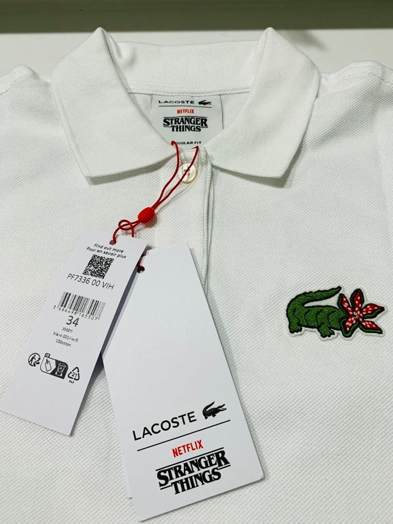 新品タグ付き★ラコステNetflixコラボポロシャツ