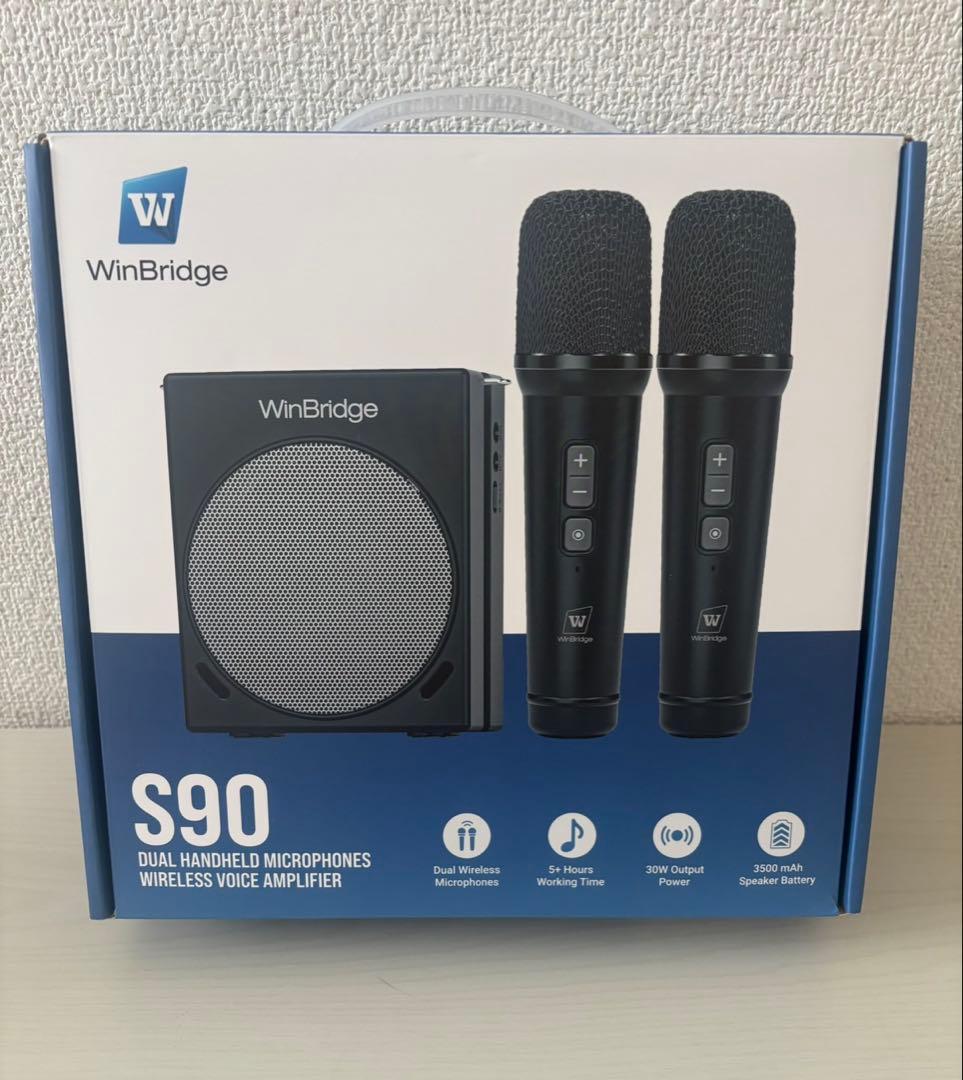 WWINBRIDGE 大音量 ポータブル拡声器 スピーカー ハンドマイク