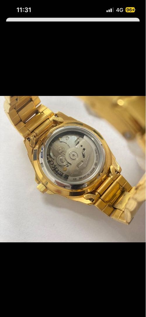 SEIKO ゴールド 自動巻き腕時計　美品‼️