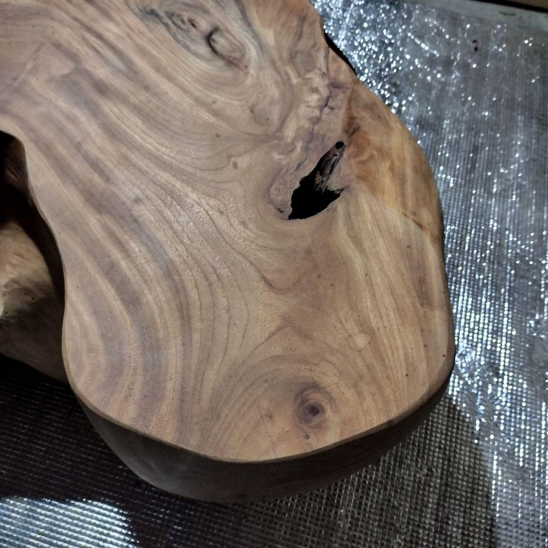 希少な一枚板★佐渡のけやき無垢材ローテーブル